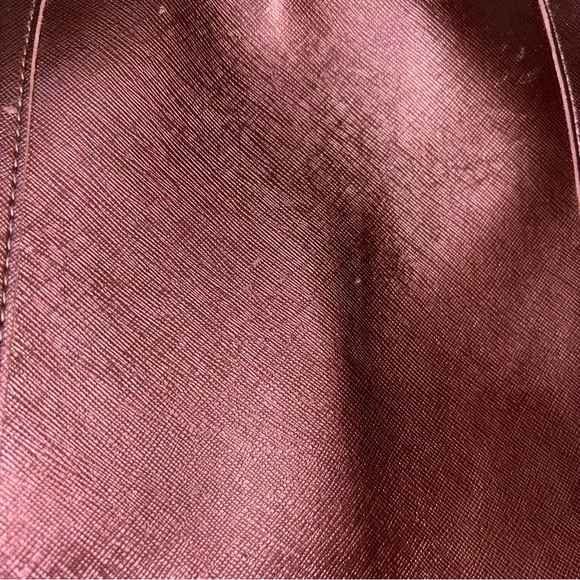 Bath & Body Works Metallic Burgundy Tote Bag - Picture 9 of 10